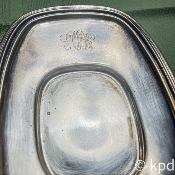 Vintage Reed and Barton Small Dinner Tray - Picture 4 of 5